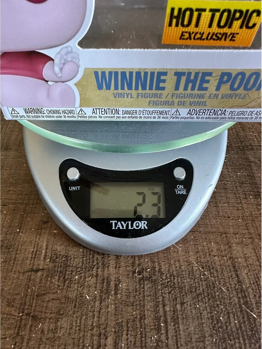 Hot Topic Exclusive Flocked Winnie The Pooh Funko Pop! Figure #1250 BOX ONLY